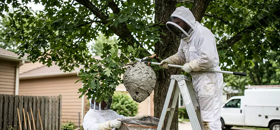 Wasp Nest in Tree Removal Corvallis